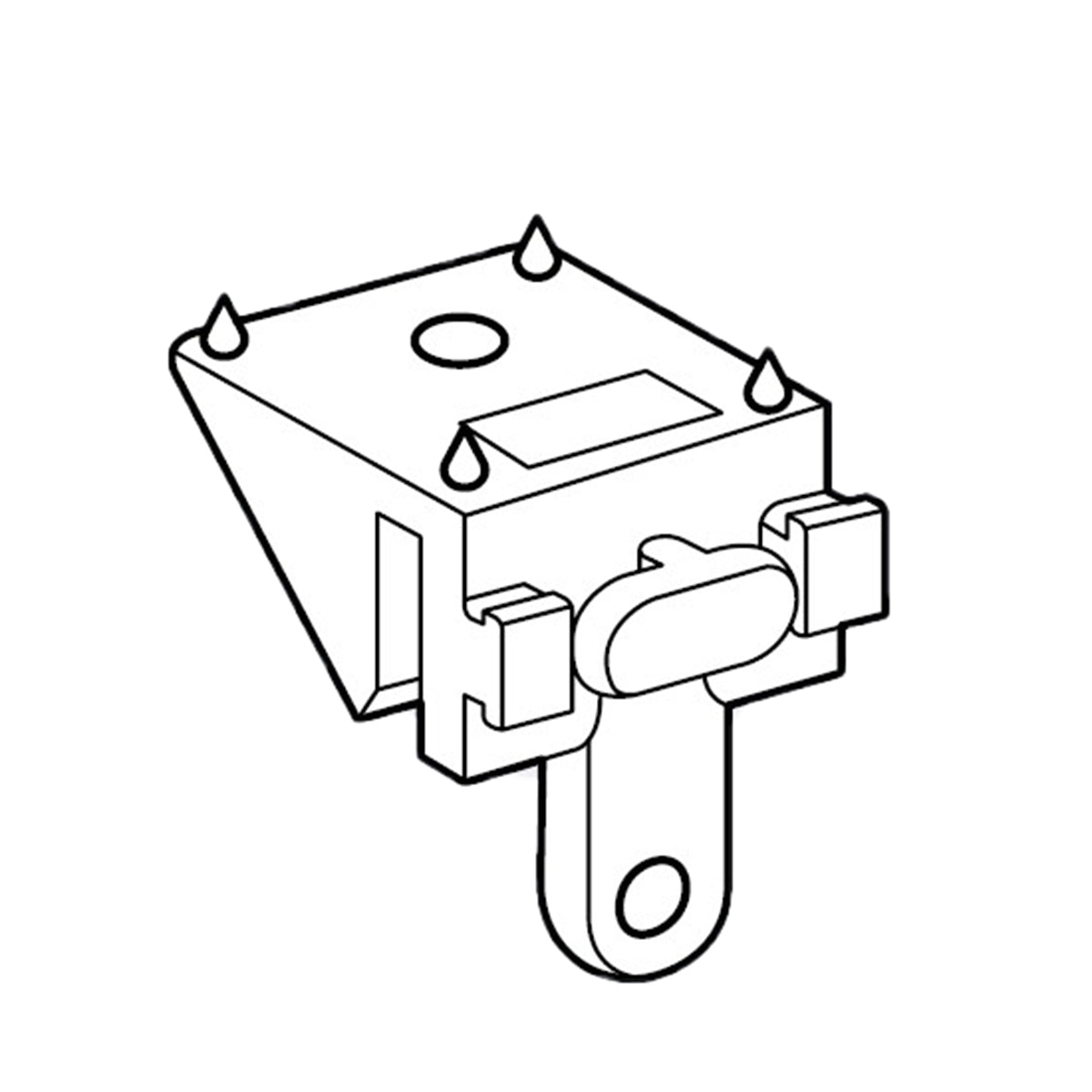 Mottura Supporto a soffitto Bianco art. 4081