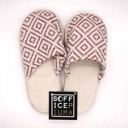 sofficepiuma pantofole bagno cotone 321