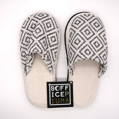 sofficepiuma pantofole bagno cotone 66