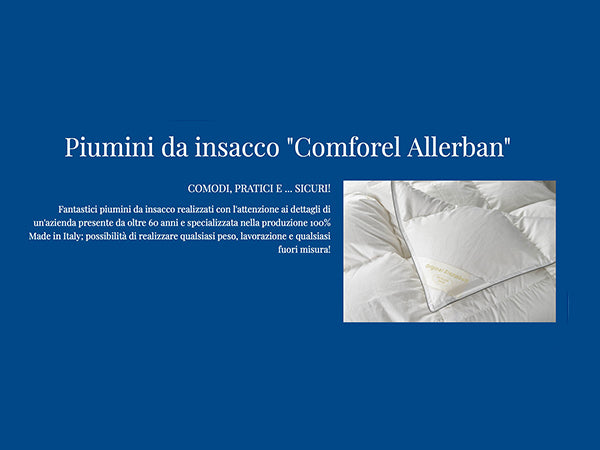 SOFFICEPIUMA® Piumone in ALLERBAN Antiacaro No-Acar ed Antimicotico art. S001