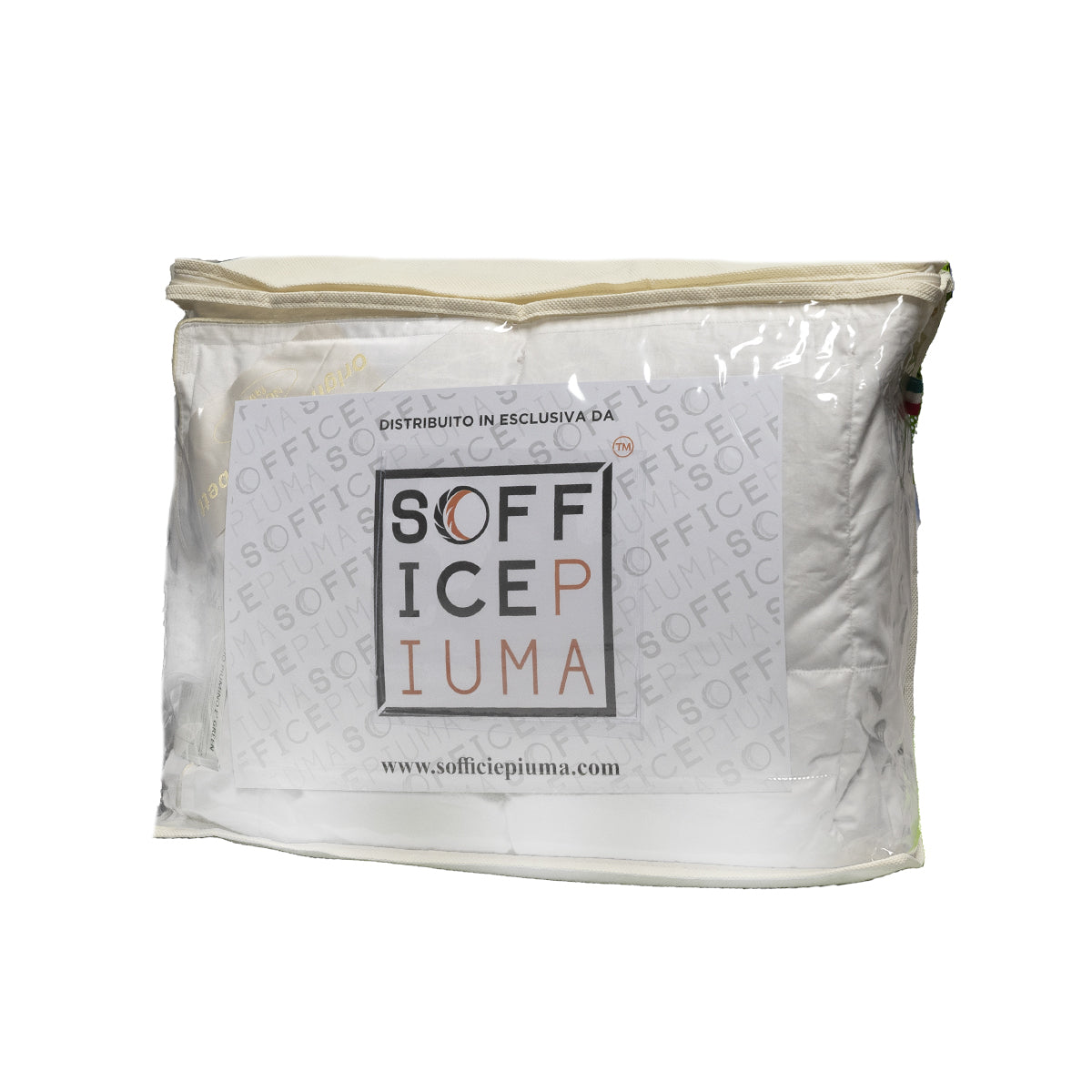 sofficepiuma piumono oca medio pesante leggero matrimoniale singolo piazza mezzo bronze grade silver gold offerta sconto promo asola pack