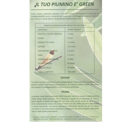 sofficepiuma plumex molina daunenstep piumino piumone green ecologico riciclato savetheduck piuma piumette bruna