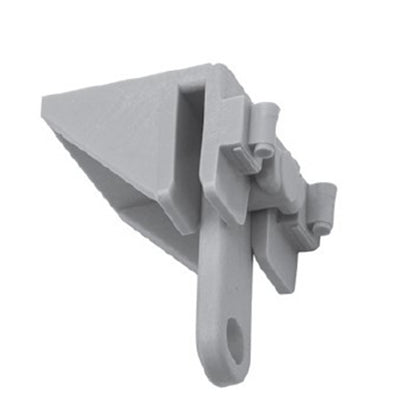 Scaglioni Binario alluminio per montaggio tende rettangolare 35 x 10 mm art. Amalia con sistema cripto