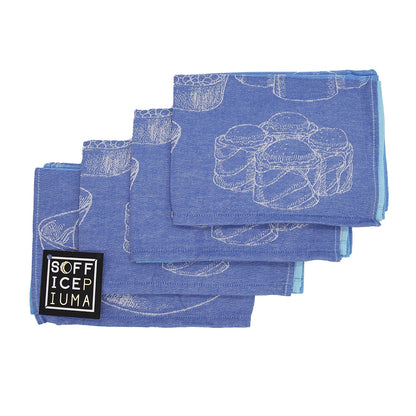 sofficepiuma strofinaccio canovaccio cotone lasa home buffet 5 blu