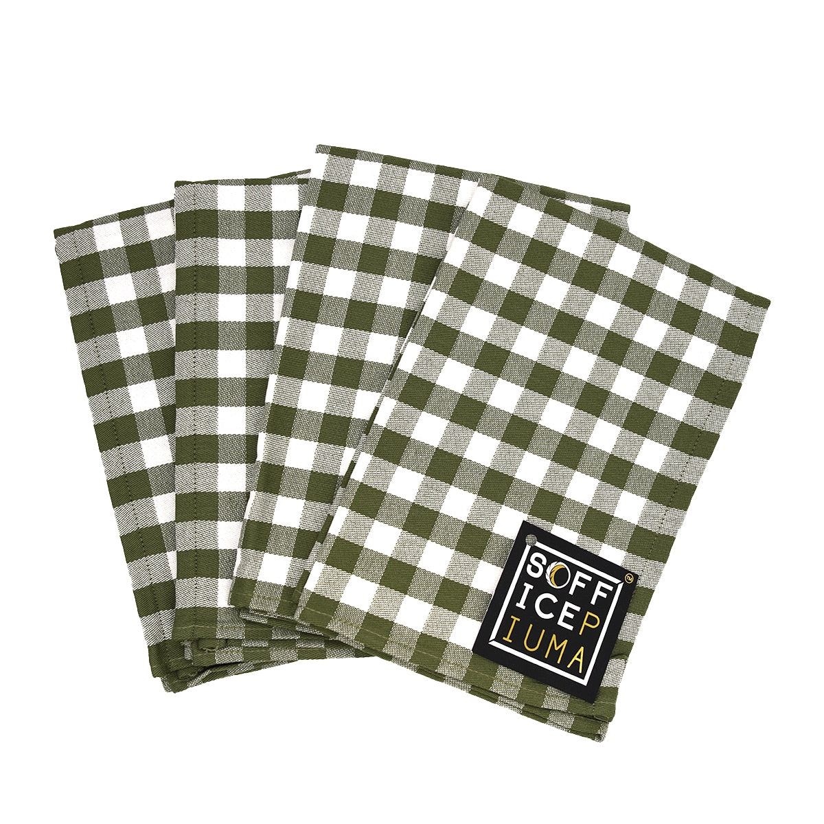 sofficepiuma strofinaccio canovaccio cotone lasa home quadretti