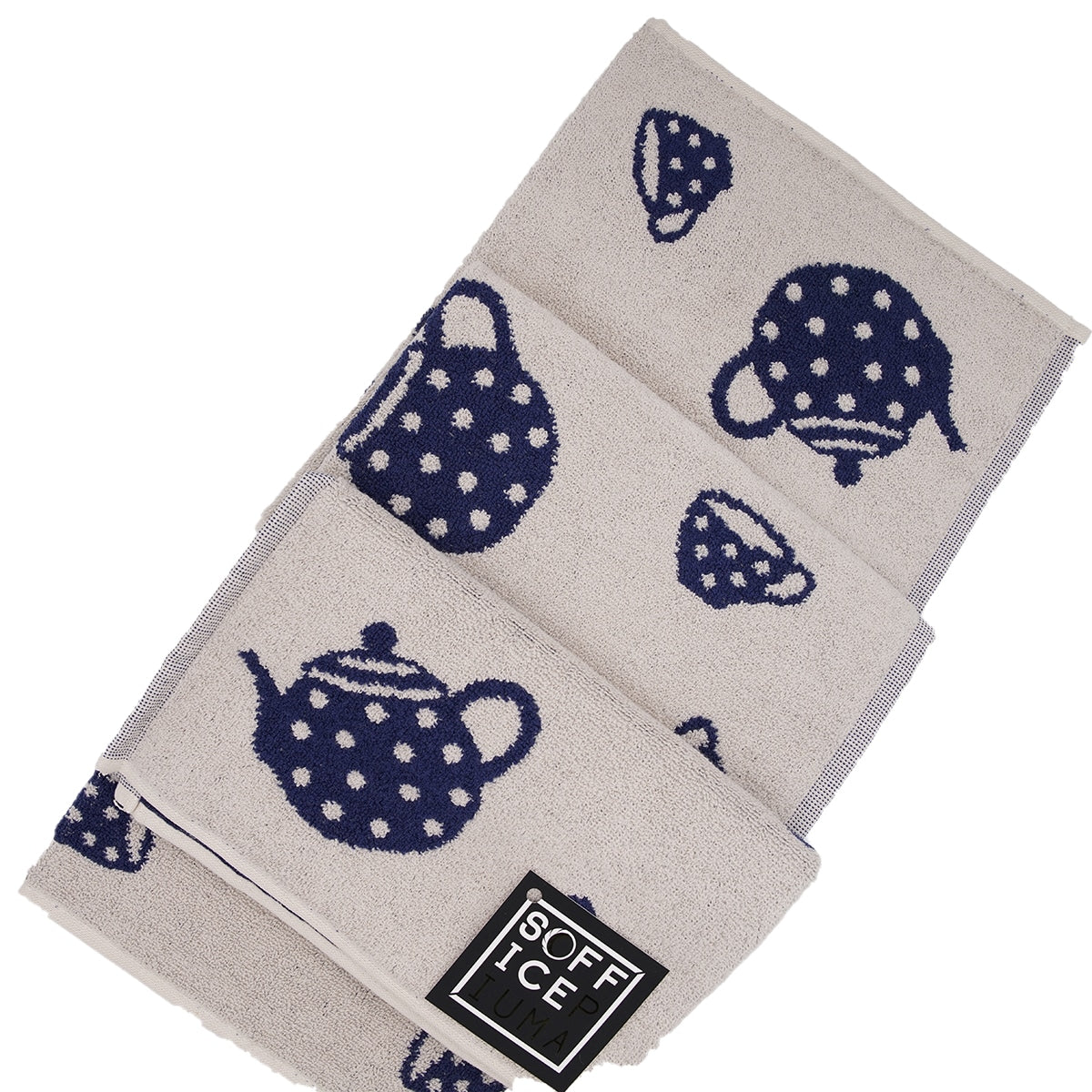 sofficepiuma strofinaccio canovaccio cotone lasa home teapot 1117