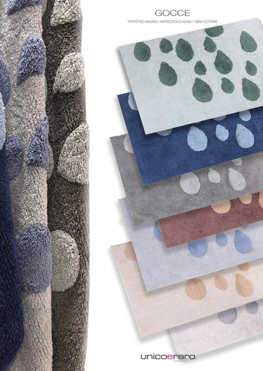 sofficepiuma tappeto bagno antiscivole gocce