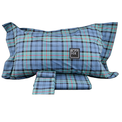 sofficepiuma tessitura randi completo letto lenzuolo copripiumino tartan quadri clan 30 1