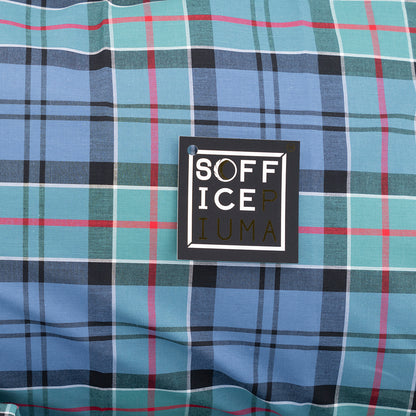 sofficepiuma tessitura randi completo letto lenzuolo copripiumino tartan quadri clan 30