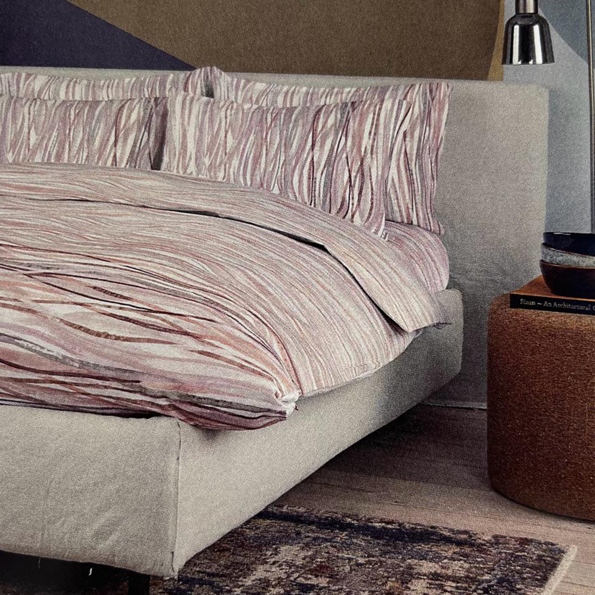 sofficepiuma via roma 60 mae completo copripiumino matrimoniale geometrico MARAYA offerta sconto outlet