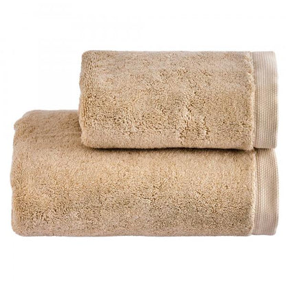BiancoPerla Coppia Asciugamani "TOP CLASS" in Spugna di puro cotone 700 gr  art. OPALE