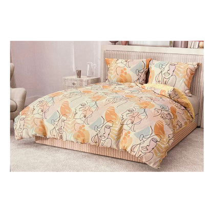 LE VIE DEL COTONE Parure Copripiumino in percalle di cotone MATRIMONIALE collezione Color Trend  art. EXOTIC