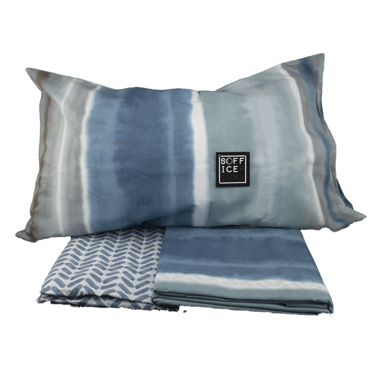 via roma 60 lenzuolo copripiumino matrimoniale piazza e mezzo singolo cotone sconto offerta outlet new sax blu