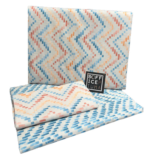 via roma 60 mae completo copripiumino matrimoniale geometrico mattias offerta sconto outlet 1